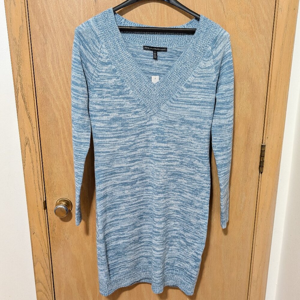 V Neck Sweater Dress - Picture 1 of 3
